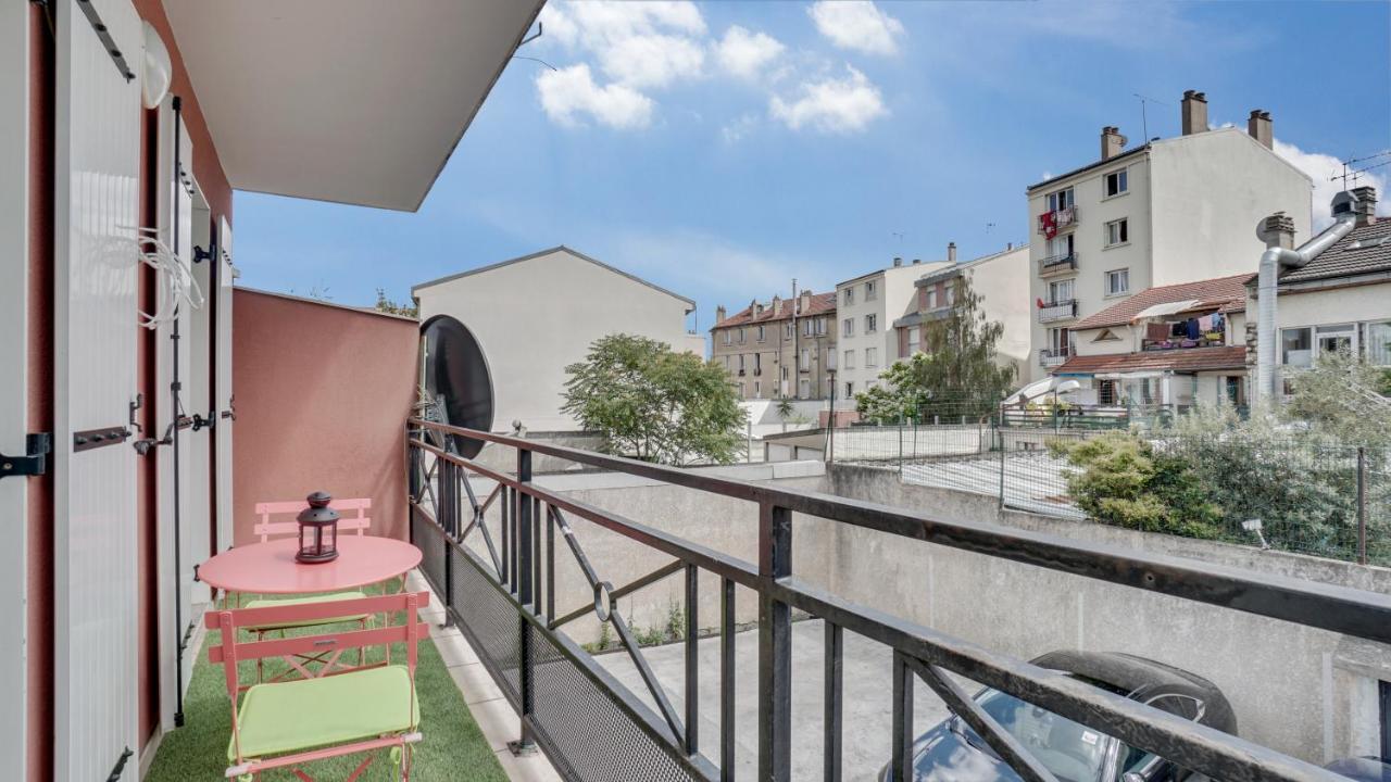 Chic Apart With Parking Near Paris Apartamento Aubervilliers Exterior foto