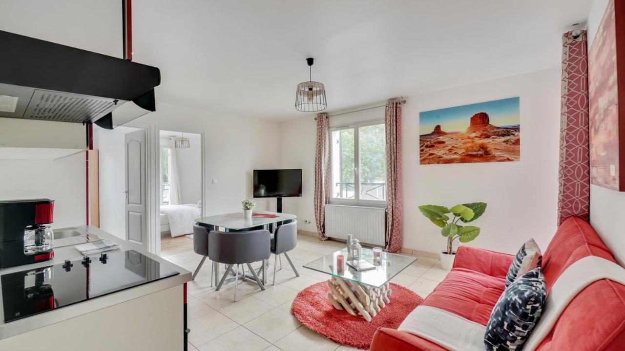 Chic Apart With Parking Near Paris Apartamento Aubervilliers Exterior foto