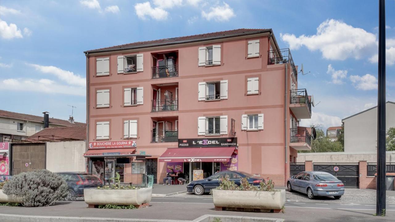 Chic Apart With Parking Near Paris Apartamento Aubervilliers Exterior foto