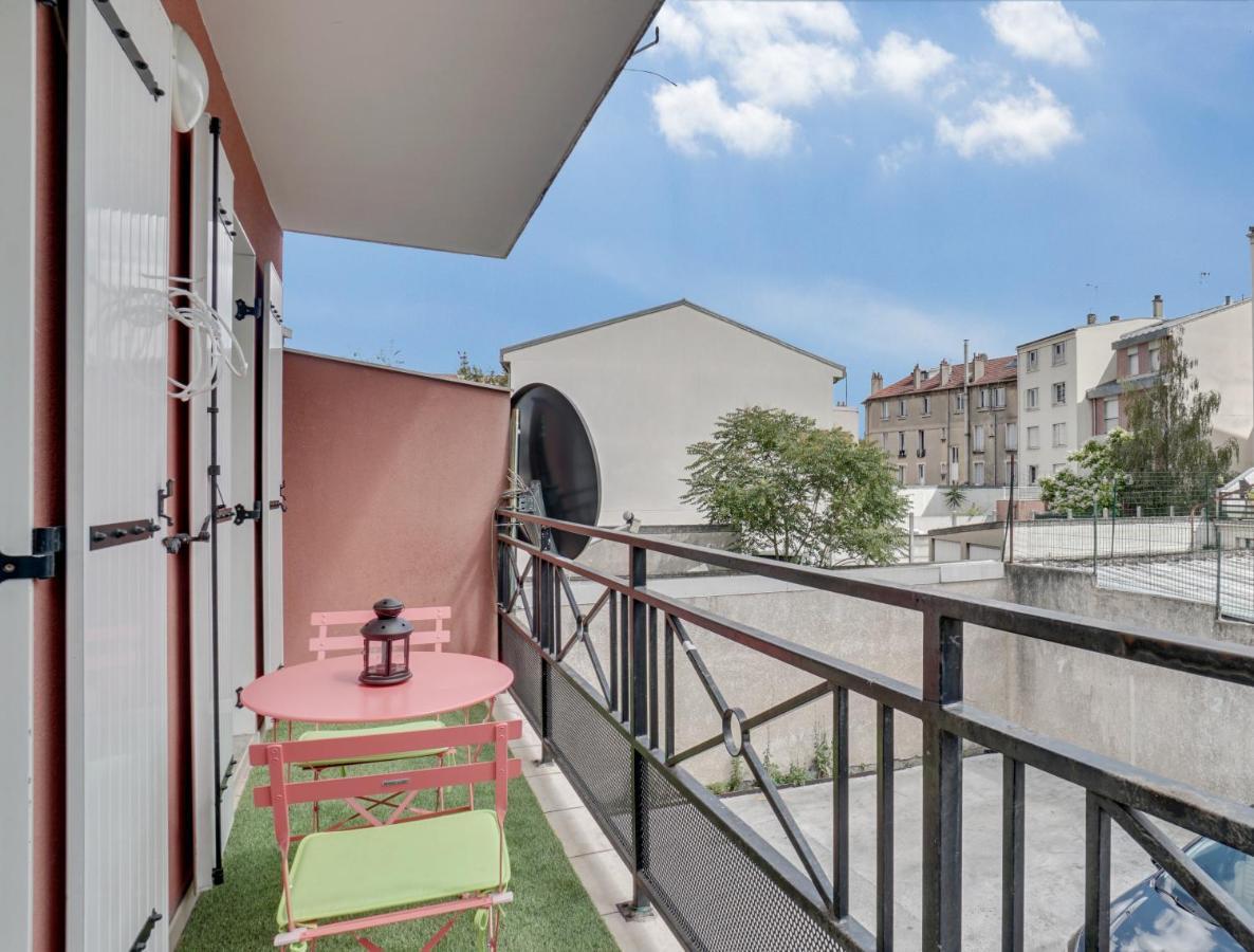 Chic Apart With Parking Near Paris Apartamento Aubervilliers Exterior foto